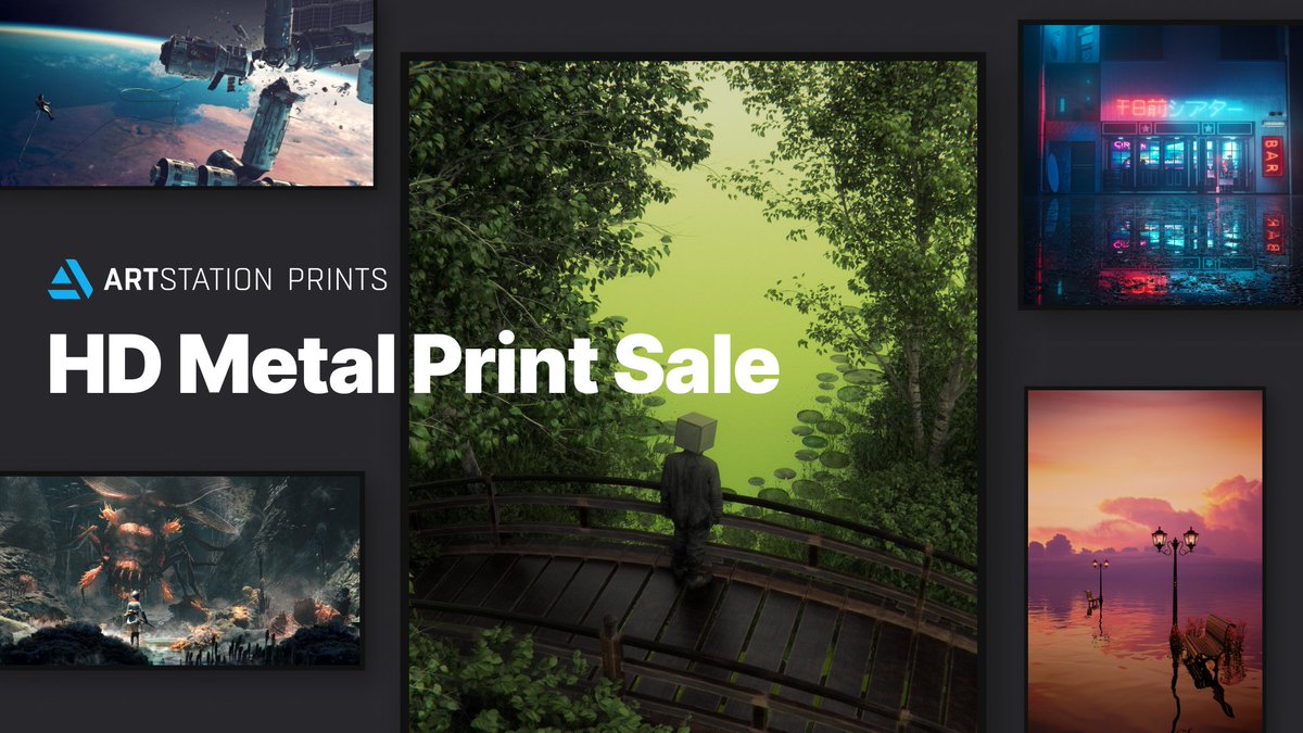 ⚠️ It's time for the #HDMetalPrint Sale! Pick up a new HD Metal Print at 30% off while it lasts: artstation.com/prints ... #ArtStation #Prints #MetalPrints