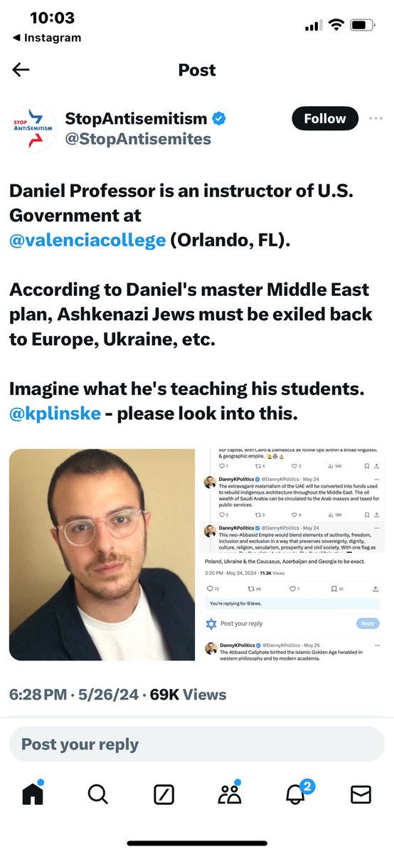 Everyone:  if you can, please support @DannyKPolitics from the hate that the cretins at StopAntisemitism are campaigning.

This has got to end and we can give them as much if not more than they dish out.

#StopIslamicHate