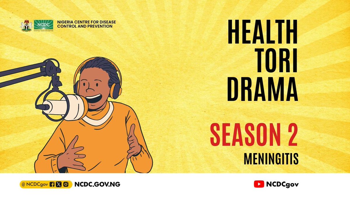 🎙️New riveting episodes of our #HealthTori drama series are out. Join our different characters- young, elderly, male, female, religious and traditional leaders as they delve into the world of #Meningitis prevention. 🔗Listen and share: youtube.com/playlist?list=… #stayinformed,