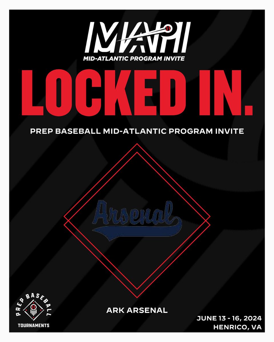 PrepBaseballVA's tweet image. ⚾ Mid-Atlantic Program Invite ⚾

The biggest tournament in the Mid-Atlantic is back for year ✌️.

70+ of the best teams in the region.

College coaches you don't want to miss this one.

📆 June 13-16
📍 Richmond, VA

loom.ly/Lp-_lrU

#MAPI