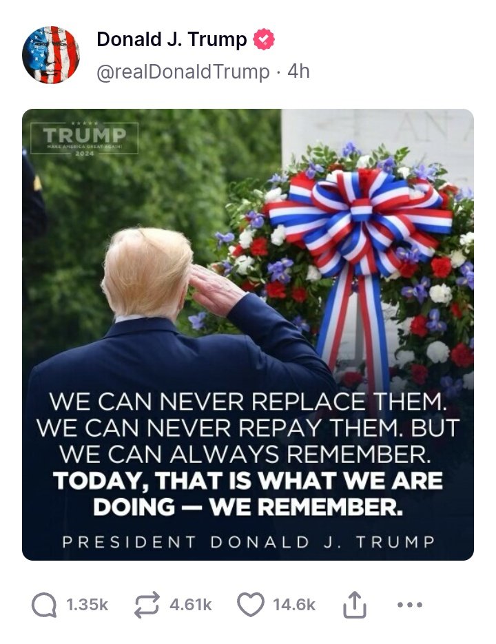 @mmpadellan This was literally the FIRST THING he posted mentioning and remembering our heroes: I'm sorry you had to leave THAT PART out for your audience! 👇🤷‍♂️🔥💯🇺🇲