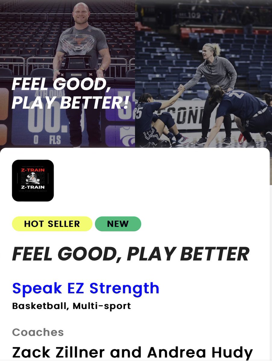 10 Week Off-Season plan for Hoopers!
Memorial weekend Sale 🇺🇸🏀💪
✅ 4 training sessions per week
✅ 2 recovery/mobility sessions per week 
✅ App based training with exercise demos 24/7/365 access Ability to track progress

marketplace.trainheroic.com/workout-plan/p…