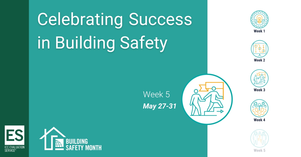 As #BuildingSafetyMonth2024 ends, we celebrate code officials—the guardians of public safety. With ICC-ES evaluation reports, they can ensure every building meets stringent standards, streamlining decisions and approvals. Learn how: icc-es.org #buildingconstruction