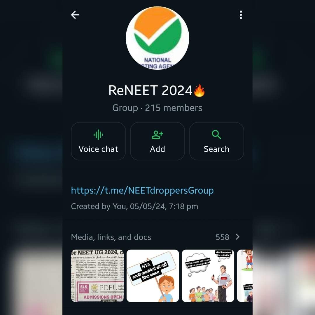 Jo bhi ReNEET ko lekar serious hain, wo ise Retweet Karo aur join Karo hamara WhatsApp group🔥🔥 link :--. chat.whatsapp.com/DU6FLbAAuJD2GW… 
#Neet_paper_रद्द_करो #neet_paper_leak #reneet
#cancelneet #NEETUG2024 #NEET_PAPER_LEAK #neet2024 #NEETscam #NEETUG #NEET #CBIinvestigationNeet2024