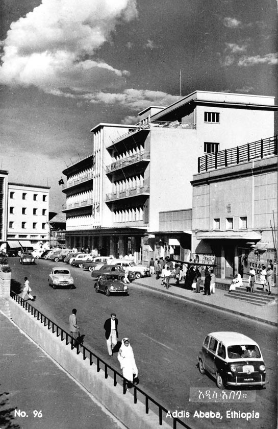 Street scene in Addis Ababa 1950s