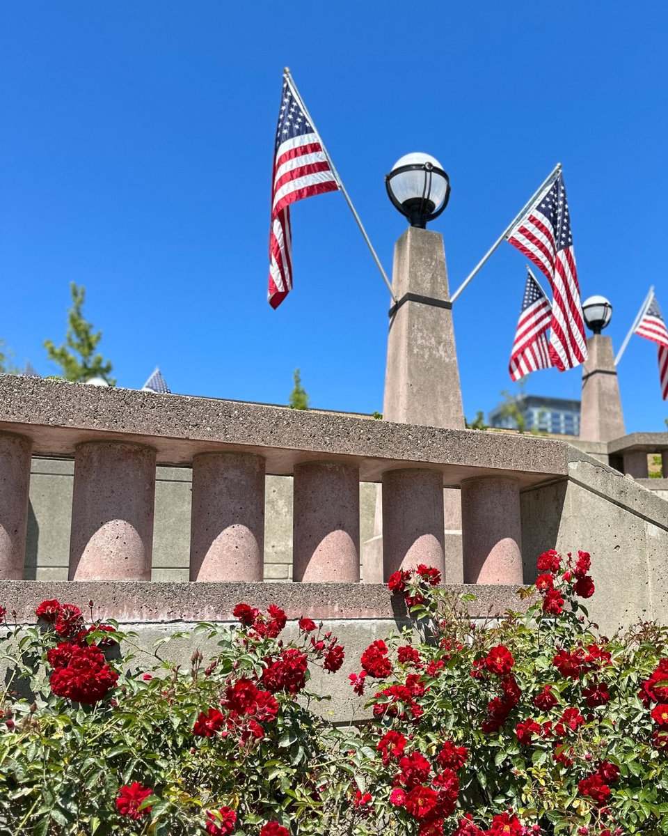Today, we honor and remember the courageous men and women who made the ultimate sacrifice for our freedom.⁣ ❤️🤍💙⁣ 

Join Bellevue in paying respects at 📍 Bellevue Downtown Park.  #MemorialDay #BellevueRemembers #HonoringHeroes #Starsandstripesforever⁣