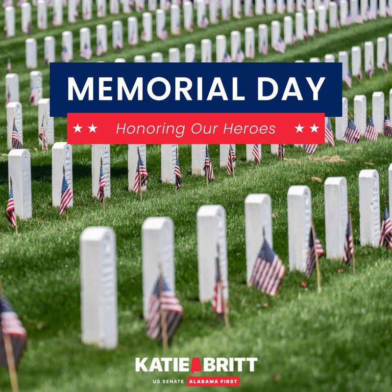 Today we remember and honor those who made the ultimate sacrifice. Memorial Day reminds us that our freedom is not free. We can never forget those brave men and women who gave all in devoted service to our nation.