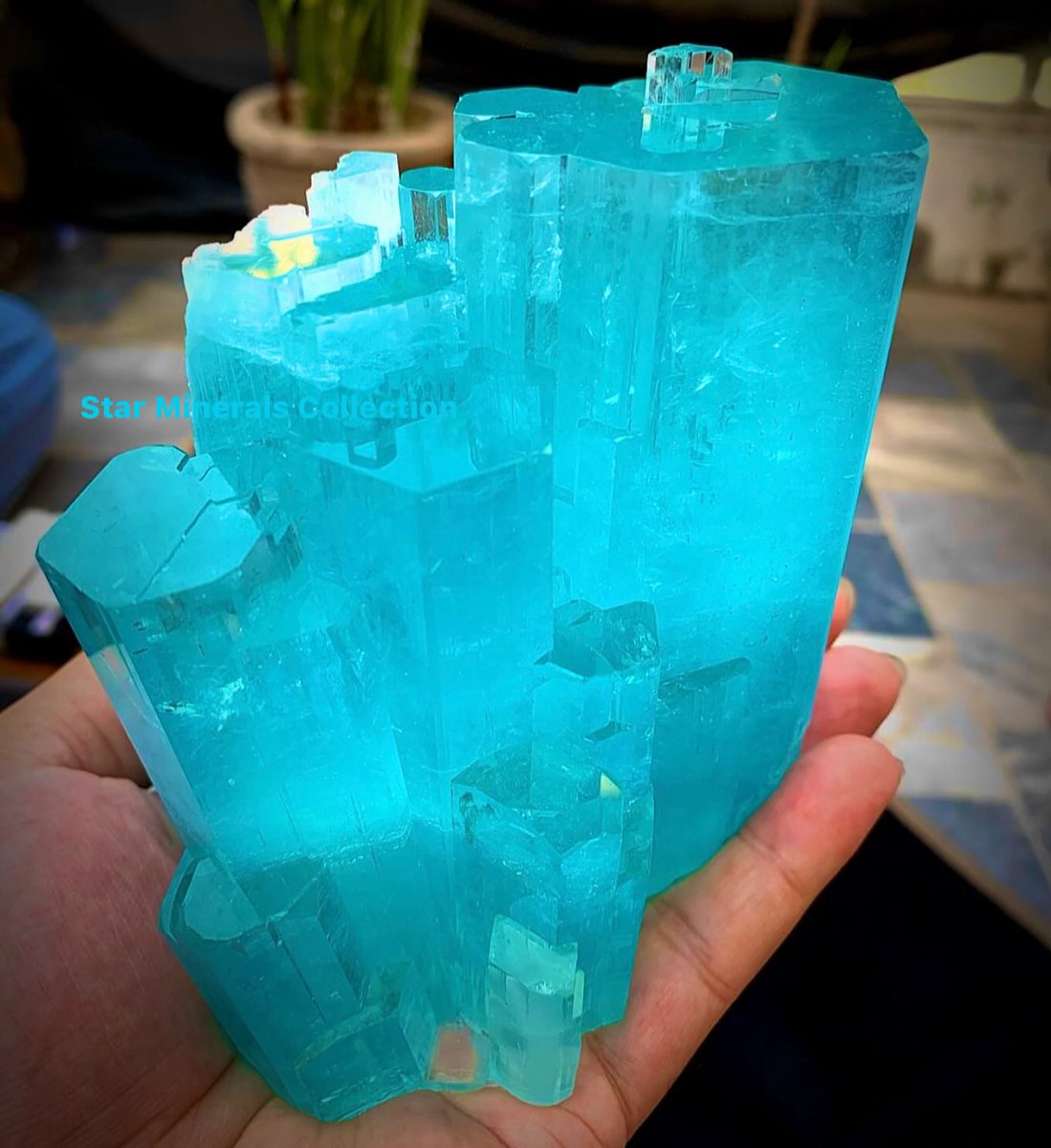 Stunning Aquamarine crystals from the legendary Shigar Valley in Pakistan.

Photo: Star_minerals_collection