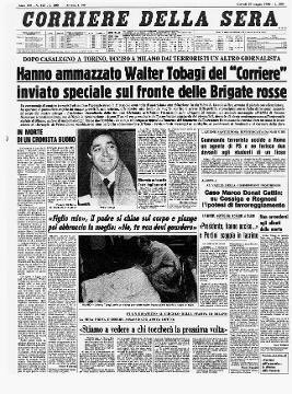 #ricordiamodomani #28maggio 1980 #WalterTobagi, viene assassinato, a soli 33 anni, da un commando di terroristi delle Brigate Rosse. Tobagi, cronista del Corriere della sera, aveva seguito tutte le vicende relative agli “anni di piombo” e al terrorismo, rosso e nero.