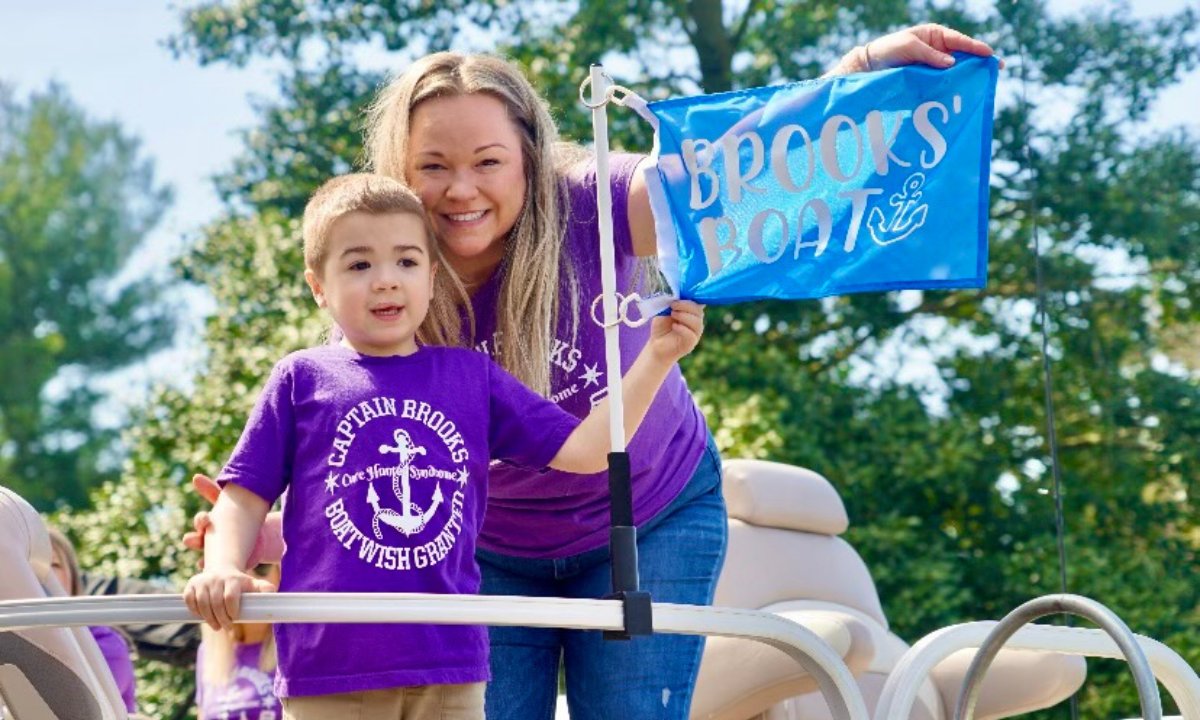 Make-A-Wish CA NV (@makeawishcanv) on Twitter photo Captain Brooks is reeling in peace and tranquility, thanks to his new fishing boat! 🚤 “He is the bravest and happiest boy, certainly a lot braver than me sometimes.” – Sharon, Brooks’ mom ⭐️ Gift a wish for #WishMomMonday: wish.org/donate
🌟 <a href="/WishMidAtlantic/">Make-A-Wish Mid-Atlantic</a> Captain Brooks is reeling in peace and tranquility, thanks to his new fishing boat! 🚤 “He is the bravest and happiest boy, certainly a lot braver than me sometimes.” – Sharon, Brooks’ mom ⭐️ Gift a wish for #WishMomMonday: wish.org/donate
🌟 <a href="/WishMidAtlantic/">Make-A-Wish Mid-Atlantic</a>