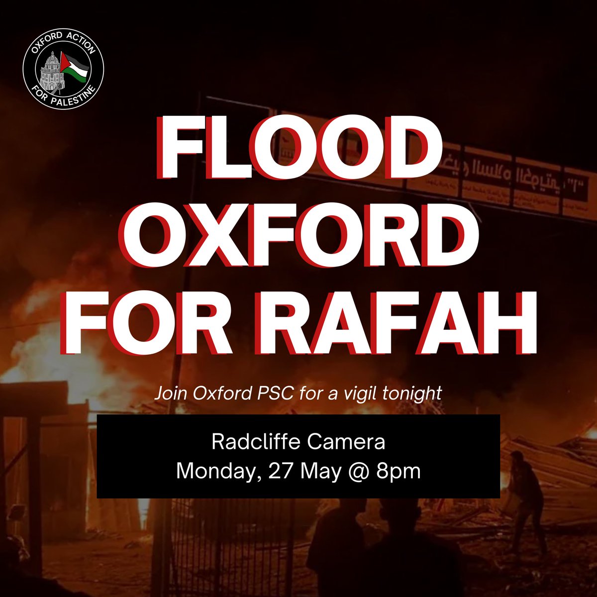 Oxford Action for Palestine tweet media