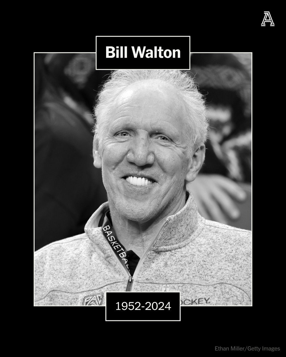 NBA Hall of Famer Bill Walton has died at the age of 71 following a prolonged battle with cancer.