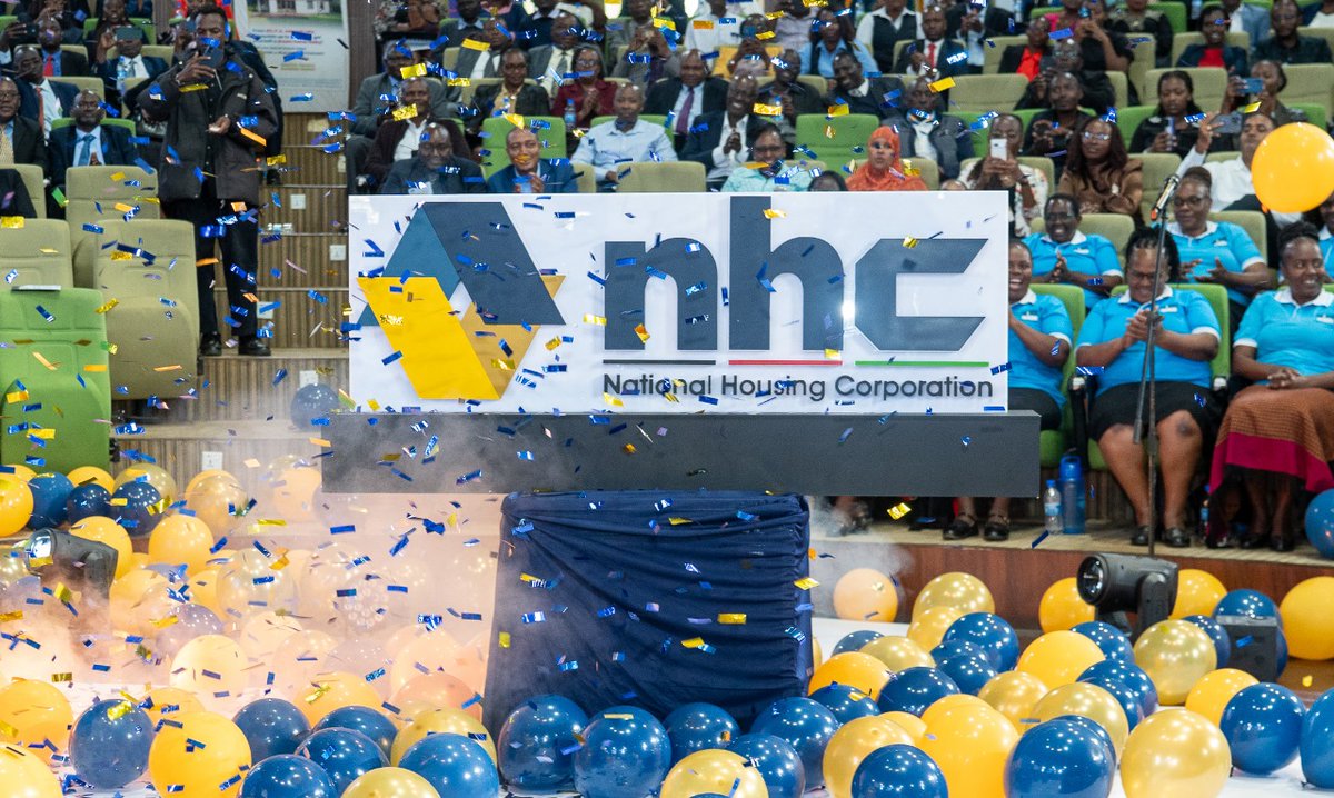 The National Housing Corporation (NHC) has unveiled a new logo and a Five-year Strategic Plan to celebrate 70 years of building homes for Kenyans! The event, attended by @WahomeHon Cabinet Secretary for Lands, & other key officials marks a new era in innovative housing solutions.