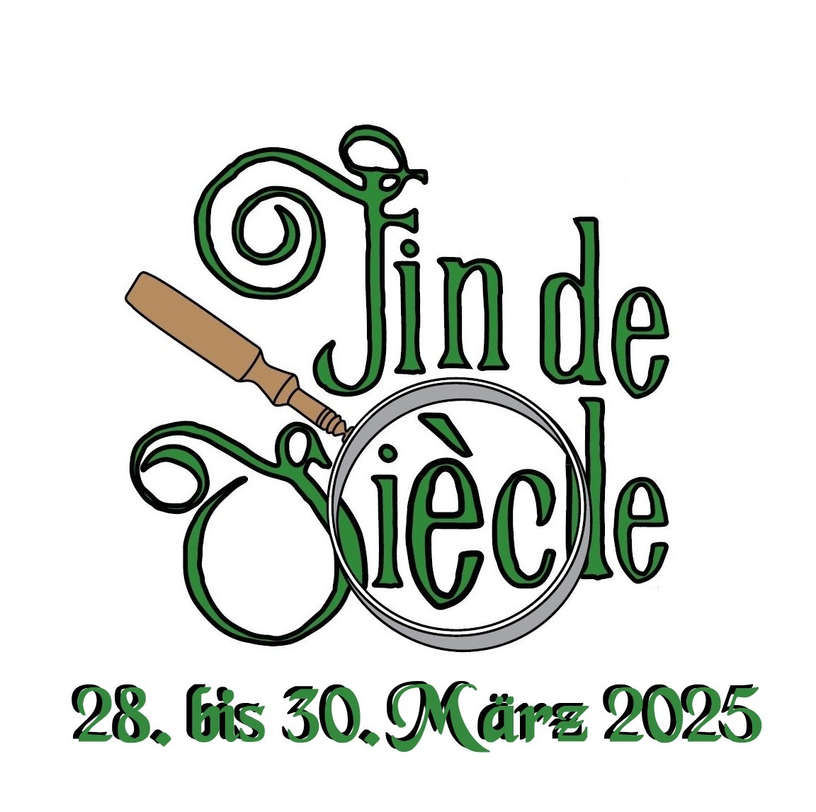 Wir haben einen Termin für die nächste Fin-de-Siècle-Convention: 
Wir sehen uns vom 28. bis 30. März 2025 in Gahlen (Gemeinde Schermbeck, Kreis Wesel), genauer gesagt in der Evangelischen Kinder- und Jugendfreizeitstätte Gahlen.
Lasst euch ans Ende des 19. Jahrhunderts entführen!