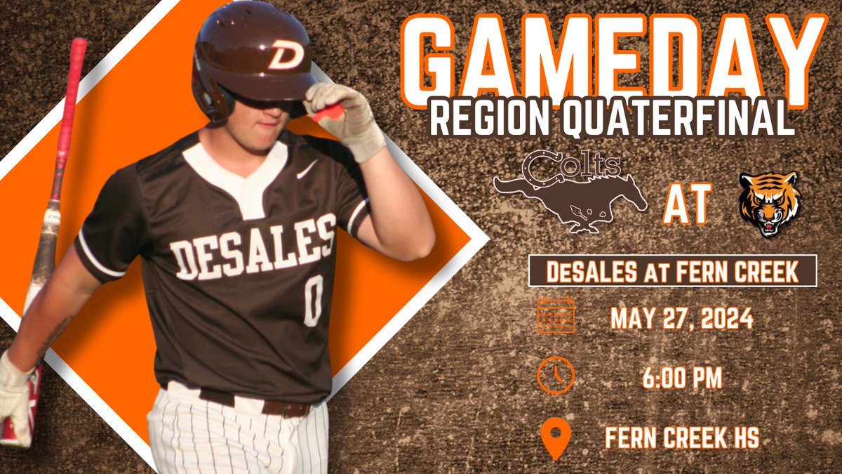 🟤🟠GAMEDAY🟠🟤

REGIONAL TOURNAMENT 🤙

📅 May 27 🇺🇸
🕕 6:00 pm
📍 Feen Creek HS
🆚 Fern Creek