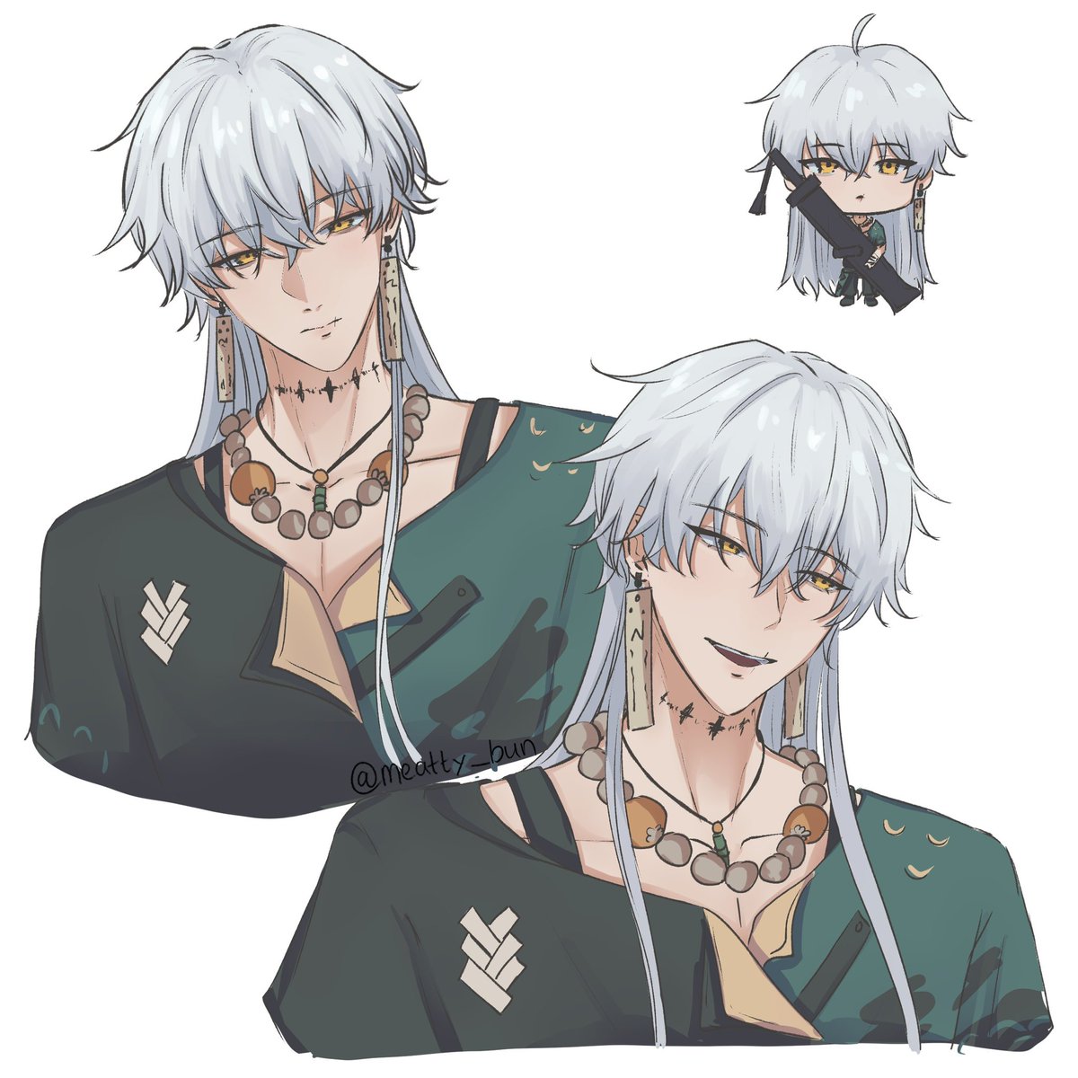 Meatty_bun's tweet photo. He better be playable 

 #wuwa #wutheringwaves #geshulin https://t.co/5txahNTtgf