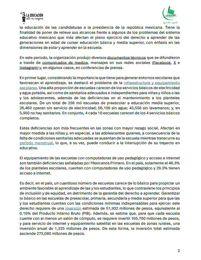 Mexicanos1o's tweet photo. #Carta a la próxima #presidenta #presidente de #México @XochitlGalvez @Claudiashein @AlvarezMaynez 1/3
@reformanacional @El_Universal_Mx @CanalOnceTV @LaRazon_mx @SinEmbargoMX @lajornadaonline @Reporte_Indigo @Reporte98_5 @asilascosasWPM @Excelsior @AztecaNoticias @noroestemx https://t.co/lfvAavCjt8