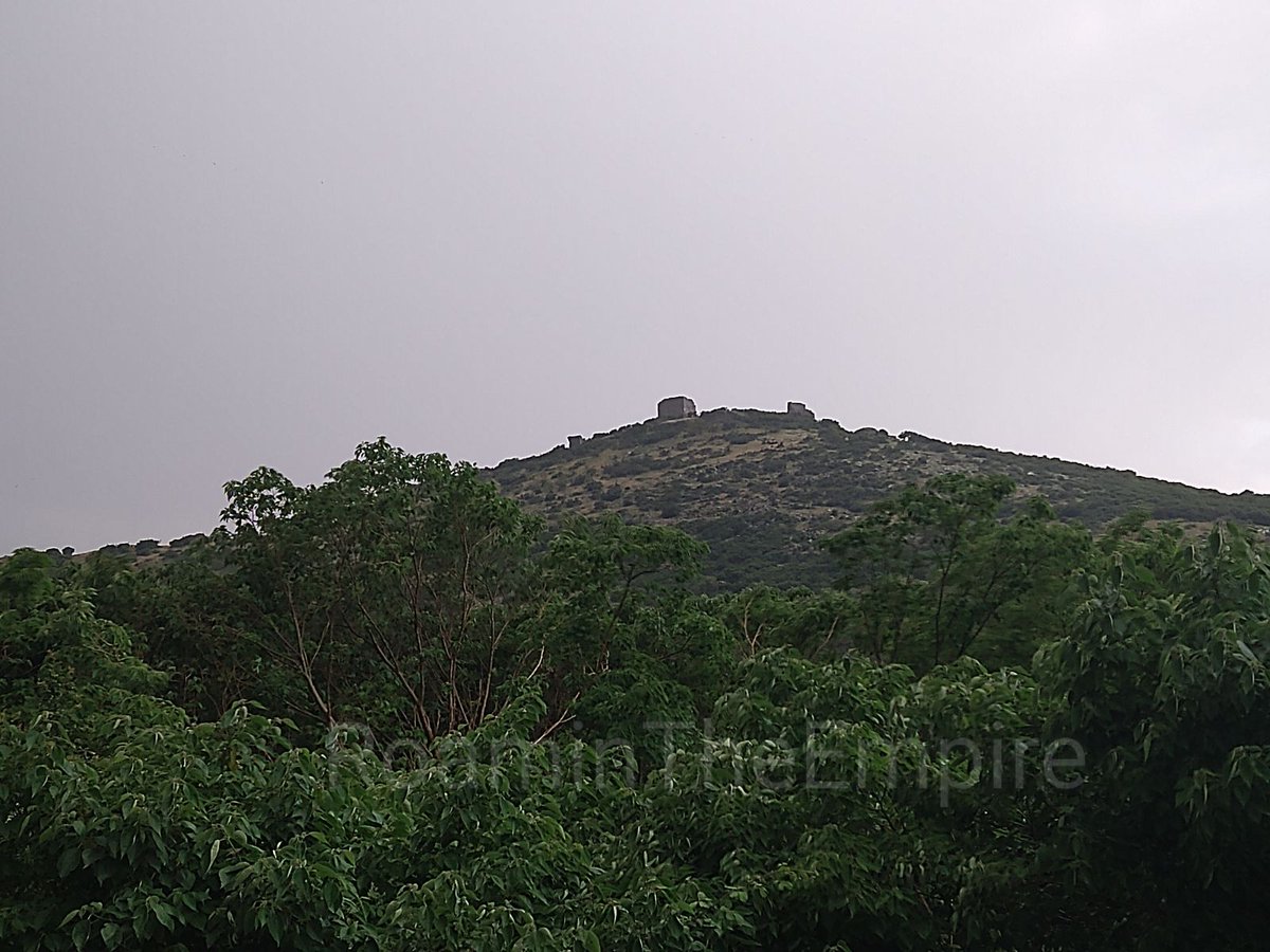 I can see the acropolis of Philippi from where I'm staying for the next few days! Hopefully the storm rolling through this evening will be gone by tomorrow, which will be my day for visiting the site, which even from the outside looks a bit different than my visit in 2015.