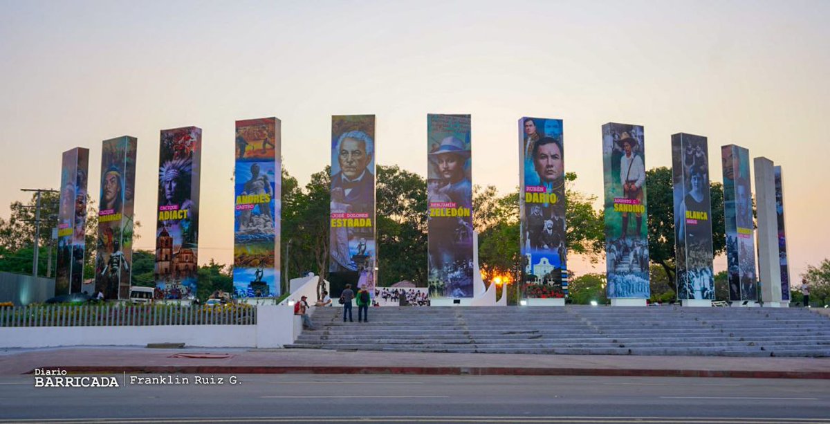 Inauguran parque “HÉROES” en honor a los luchadores e historiadores del país. Nota Completa acortar.link/5sw99G