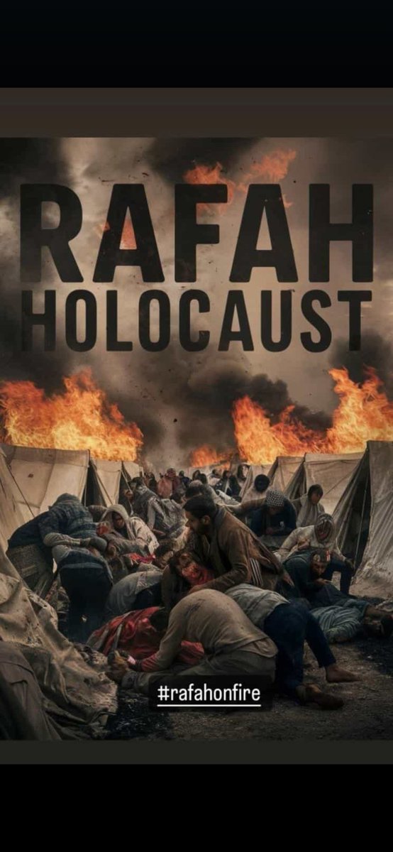 Oysa Filistin Mescidi Aksa'nın nuru ile kaplanacaktı.
Ateşten bulutlarla değil!
#RafahOnFıre