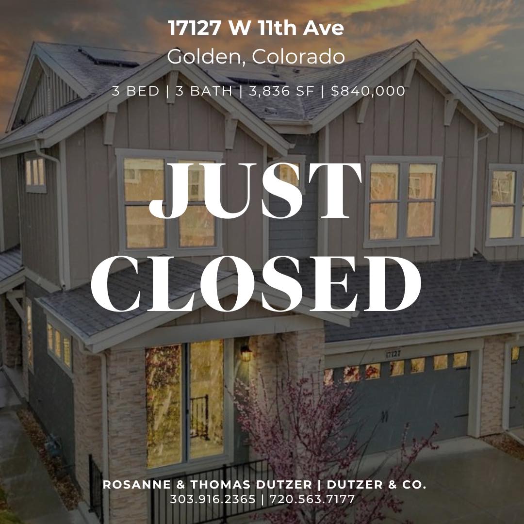 Congratulations to our seller! Pride of ownership wins in any market. Best wishes on your new endeavors in Seattle!! #realestate #justsold #happybuyer #happyseller #goldencolorado