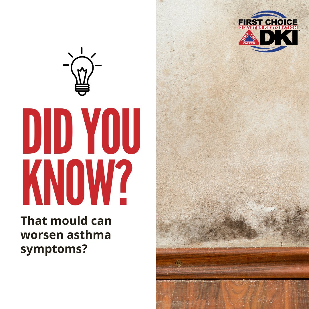 With May being #AsthmaAwarenessMonth, it’s particularly important to be mindful of potential symptom triggers like mould and take steps to prevent it from taking root in your home.

If you spot mould growth in your home, call the professionals at DKI – First Choice: 519-352-8900