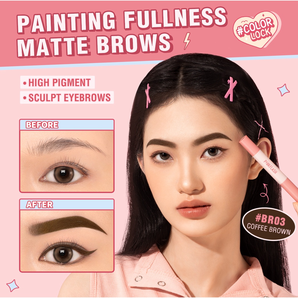 id_shopeediskon's tweet image. ✨ PINKFLASH #ColorLock Waterproof Eyebrow Pomade Cream High Pigment Smudge-proof Long-lasting Non-caking✨

Jangan sampai kehabisan 👇                
shope.ee/40Kus1nBGk