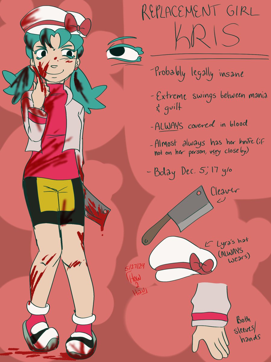 H0W2HAU's tweet photo. :33 < ITS HERE GANGโฆTHE OFFICIAL REPLACEMENT GIRL REF SHEET!!!! u dont have to restrict urself to her canon design ofc :3 ill leave some examples below but have fun!!! #ReplacementGirl #replacementgirlsweep #pokepasta https://t.co/4PsOh4A3MY