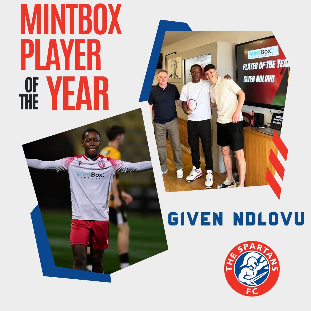 🏆 @mintboxremovals Player of the Year. Each week the Coaching Team have the often unenviable task in selecting the Player of the Match sponsored by Mintbox Removals. This season's winner is @GivenNd9