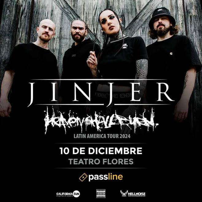 Jinjer y Heaven Shall Burn de regreso en Argentina para el 'South América Tour 2024' cuarteldelmetal.com/noticias/2024/…