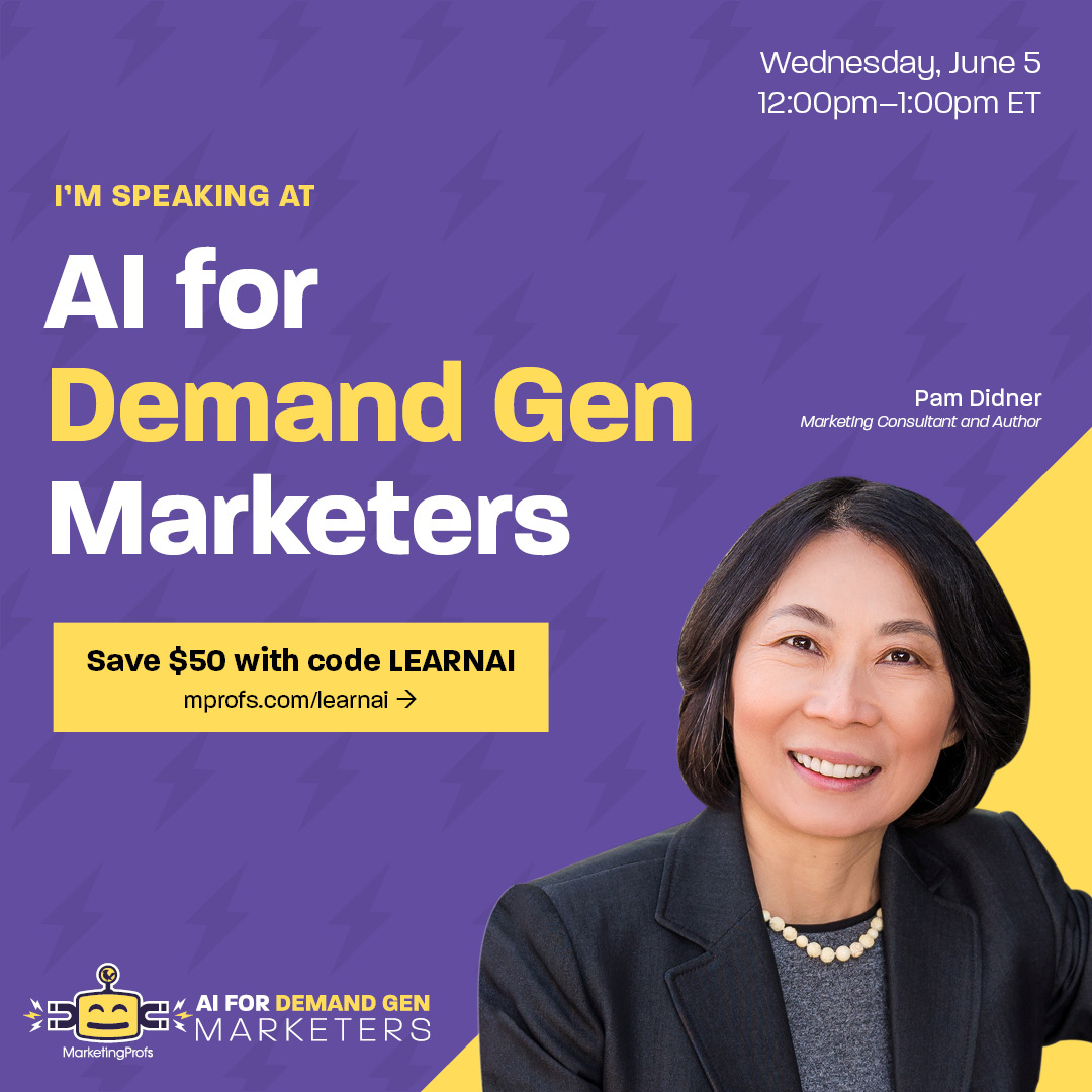 Exciting news! @MarketingProfs has launched an incredible series of 10 sessions on #AI for #leadgen! Sessions will be broadcast live every Wednesday from April 24 to June 26. Don't wait? Register now 👉 loom.ly/FRDyC78 #demangeneration #B2Bmarketing #martech
