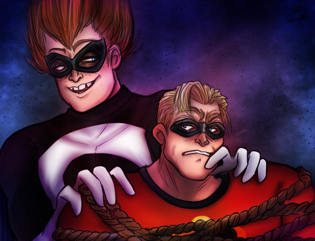 🪢🖤🤍🧡❤️💛
 to my friends @as56a76 🕶️🔪🎁
pixiv.net/artworks/11911…
#theincredibles #fanart