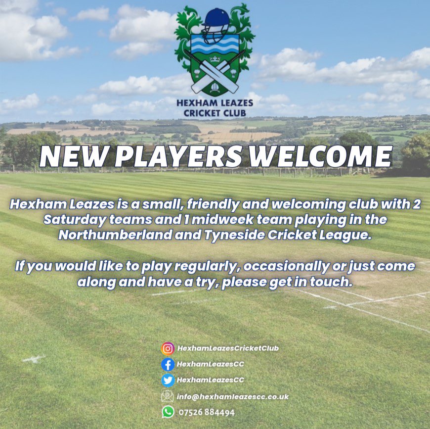 Hexham Leazes CC tweet media