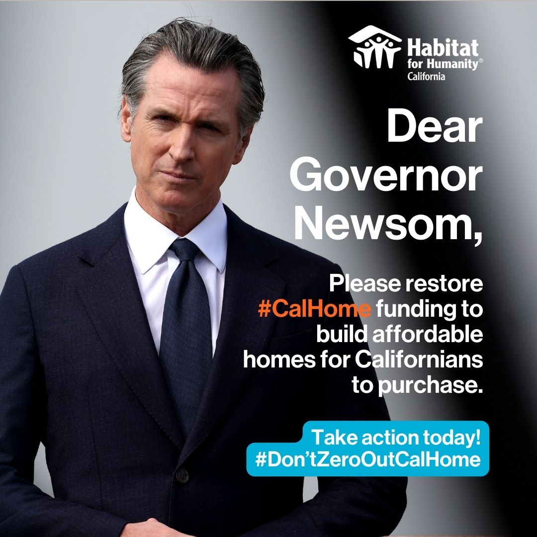 HabitatEBSV's tweet photo. Tell @CAGovernor to fund #CalHome in the #CABudget! It's the only funding for homeownership in CA + helps hardworking families achieve improved health, education, stability + independence. Take action now!  https://t.co/qWWMxh99mA
#SaveCalHome #ProtectHomeownership #DontZeroItOut https://t.co/tnoLSOT7DT