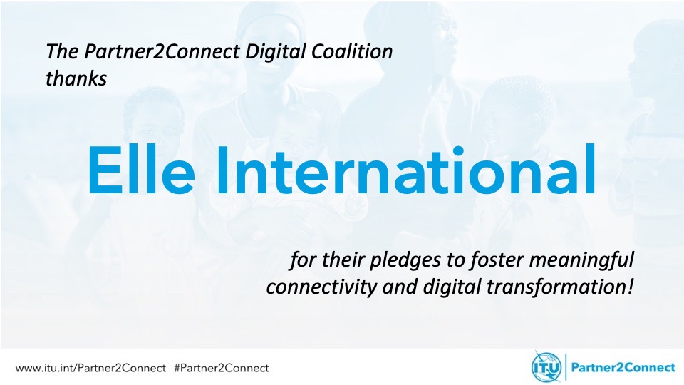 Thanks <a href="/ELLE_network/">ELLE International</a> for committing to #Partner2Connect with 3 new pledges worth USD 106 million to improve the quality of life of 20 million women and girls in South Africa itu.int/itu-d/sites/pa…