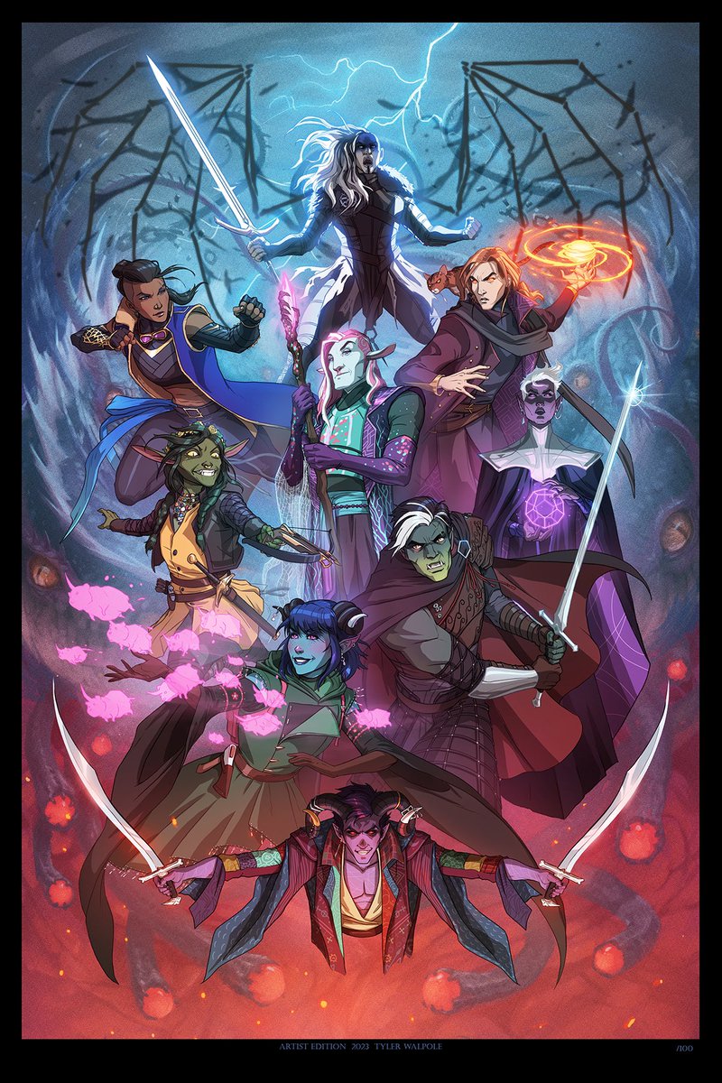 Okay, I’m going to be starting the next prints for the summer convention season this week. You want me to start with Hells Bells, or Vox Machina? Lemme know in the comments!
#CriticalRoleArt #criticalrole #criticalrolefanart