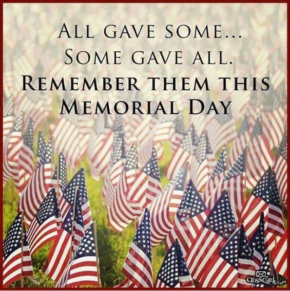 Thank you to the brave men and women who have sacrificed everything for our freedom 🇺🇸 #MemorialDay