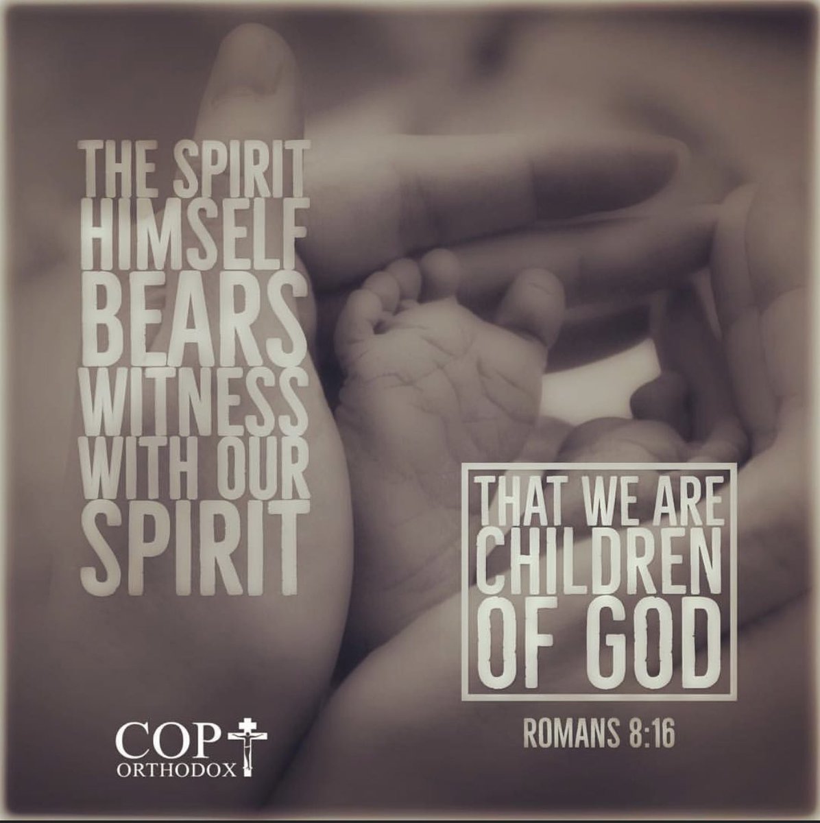 #HolySpirit #Christians Romans 8:16-17 KJV The Spirit itself beareth witness with our spirit, that we are the children of God: And if children, then heirs; heirs of God, and joint-heirs with Christ; if so be that we suffer with him, that we may be also glorified together.
