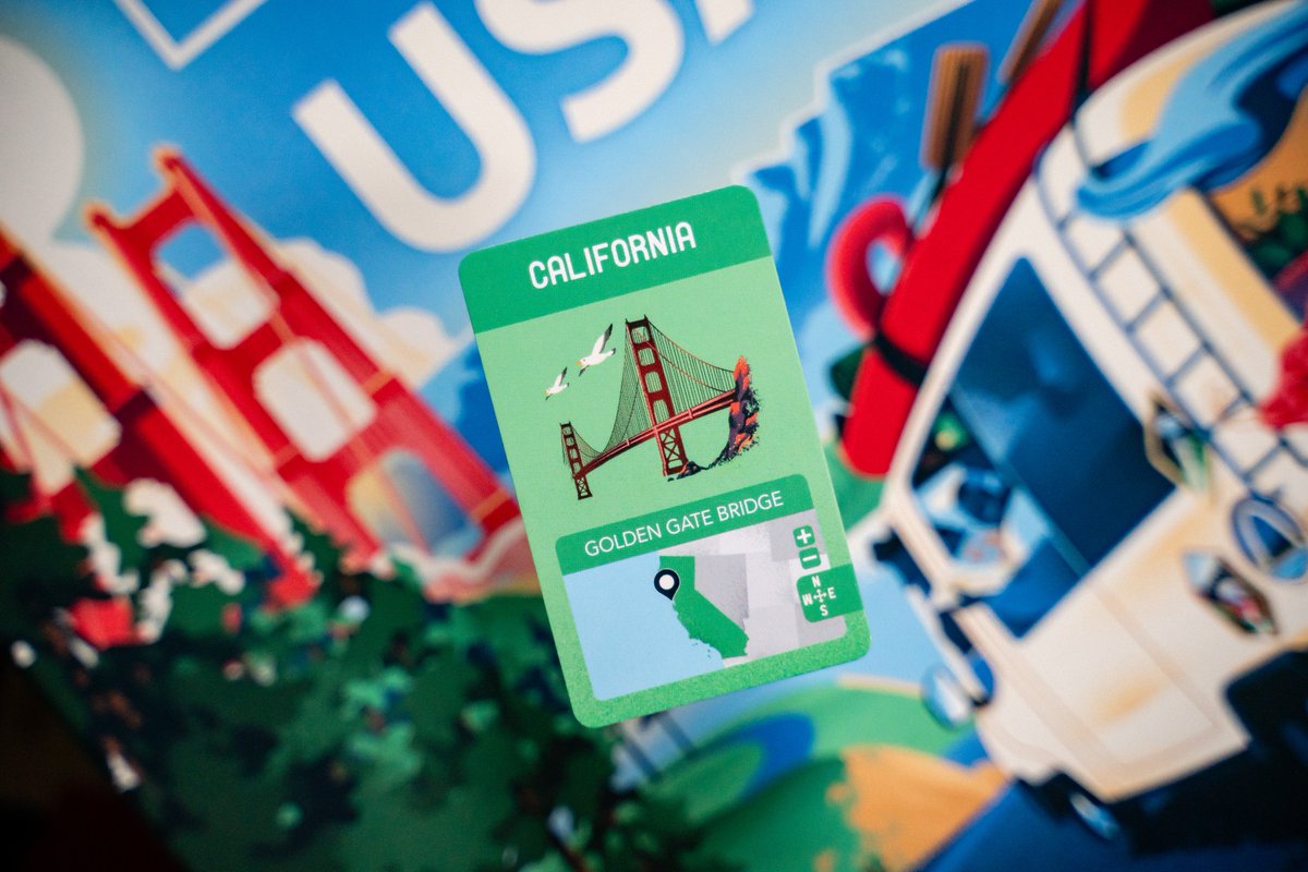 Did you know that 10 Days in the USA was originally released over 20 years ago?! It was a true honor to be trusted to create this new edition of the game 🥰

What other classic #boardgames would you like to see updated with new art?