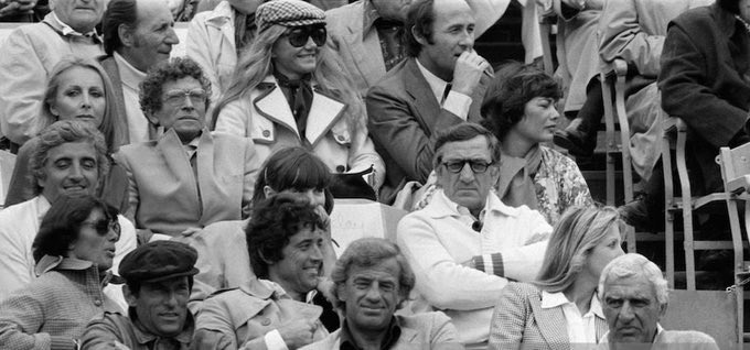 L’instant Jean Paul Belmondo (and co) #rolandgarros