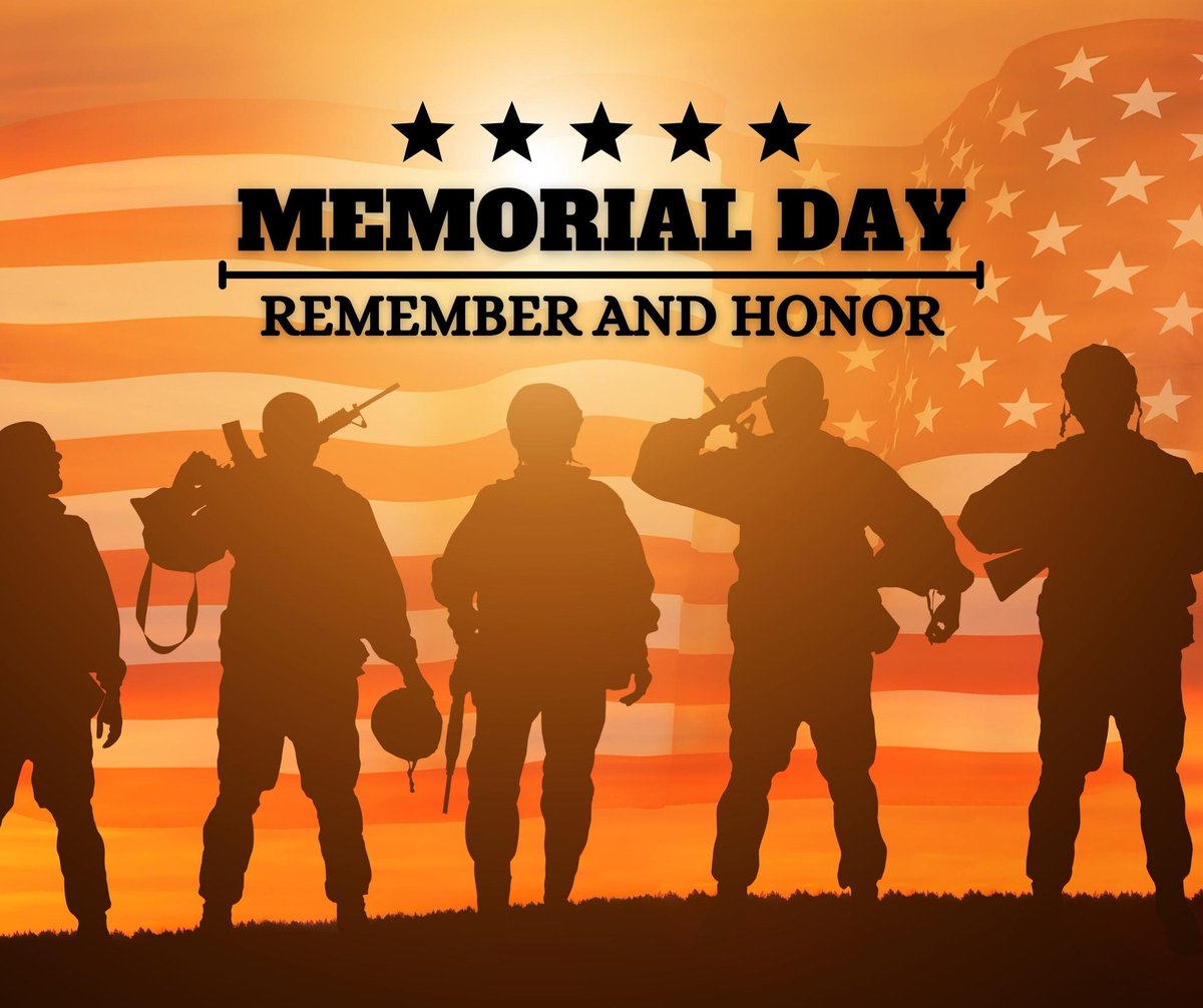 To day we honor and remember all those who paid the ultimate sacrifice for our freedom. To all who currently serve or who have served, THANK YOU for your service!! 📷 #MemorialDay #RememberandHonor