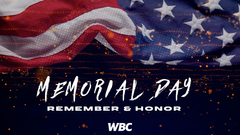 The World Boxing Council Joins the Commemoration for the Memorial Day. wbcboxing.com/en/the-world-b…