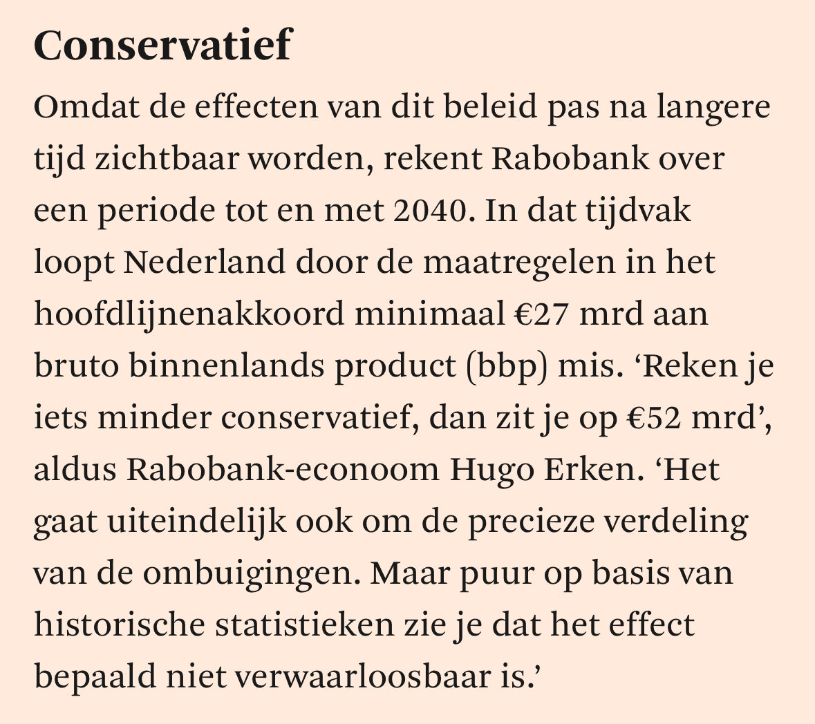 TomvanderLee's tweet photo. Rabobank economen rekenen de (radicaal) rechtse coalitie voor dat hún bezuiniging op innovatie, wetenschap &amp; onderwijs op termijn ruim 2x keer zoveel kost als dat ‘t oplevert.

Dit type korte termijn keuzes schaadt ons land; wie geen ook heeft voor de lange termijn verkwanseld NL https://t.co/WeLIj1vn8c