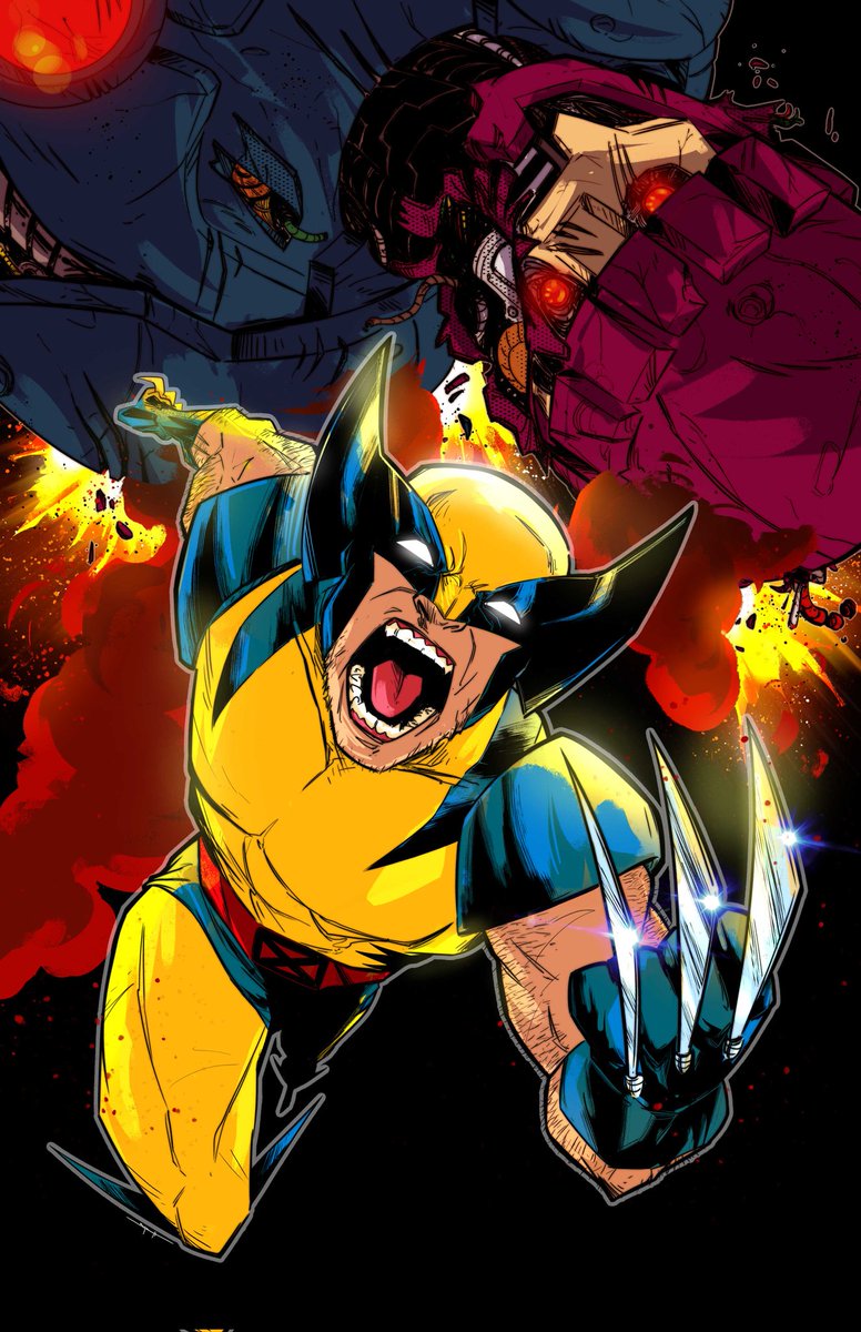 BarushMerling's tweet photo. "six reasons" 
#wolverine #xmen97 #digitalart https://t.co/gqKSP7W76x