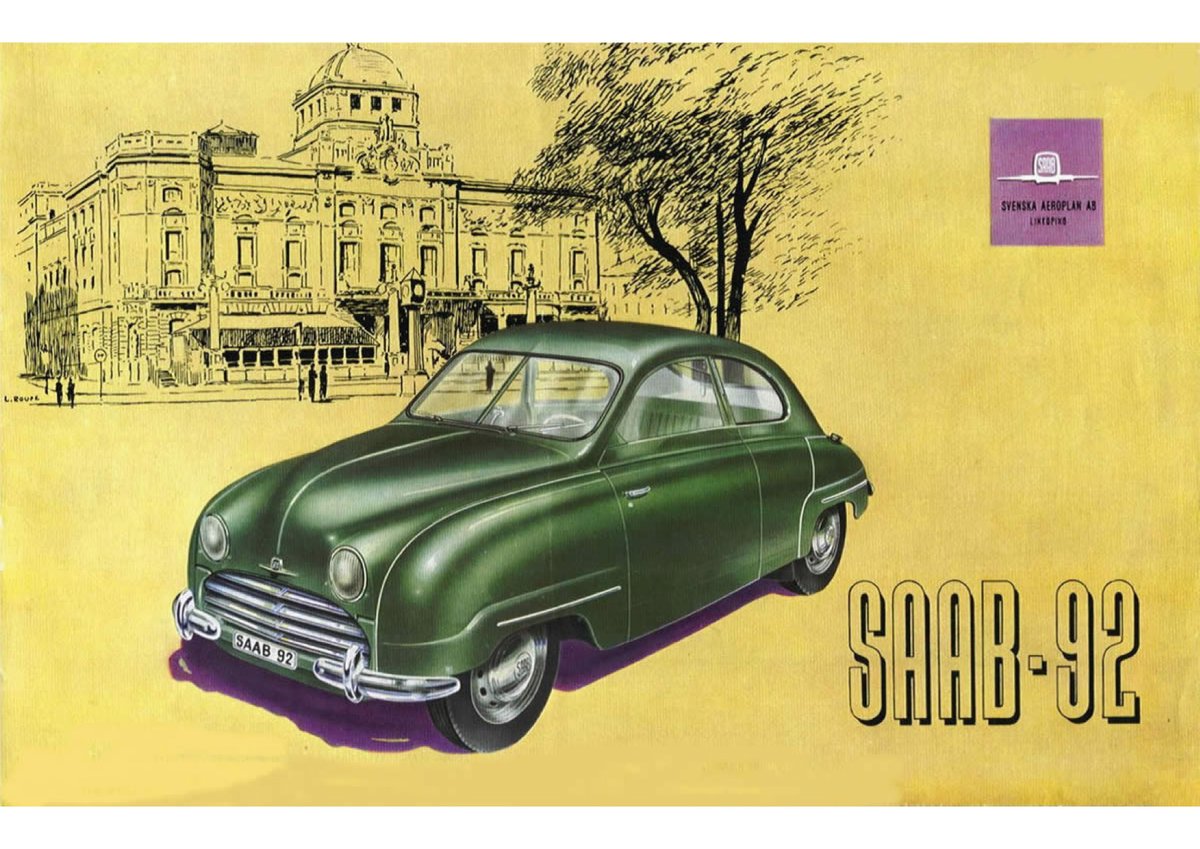Saab  Brochure 1954.

#automobiles #vintage