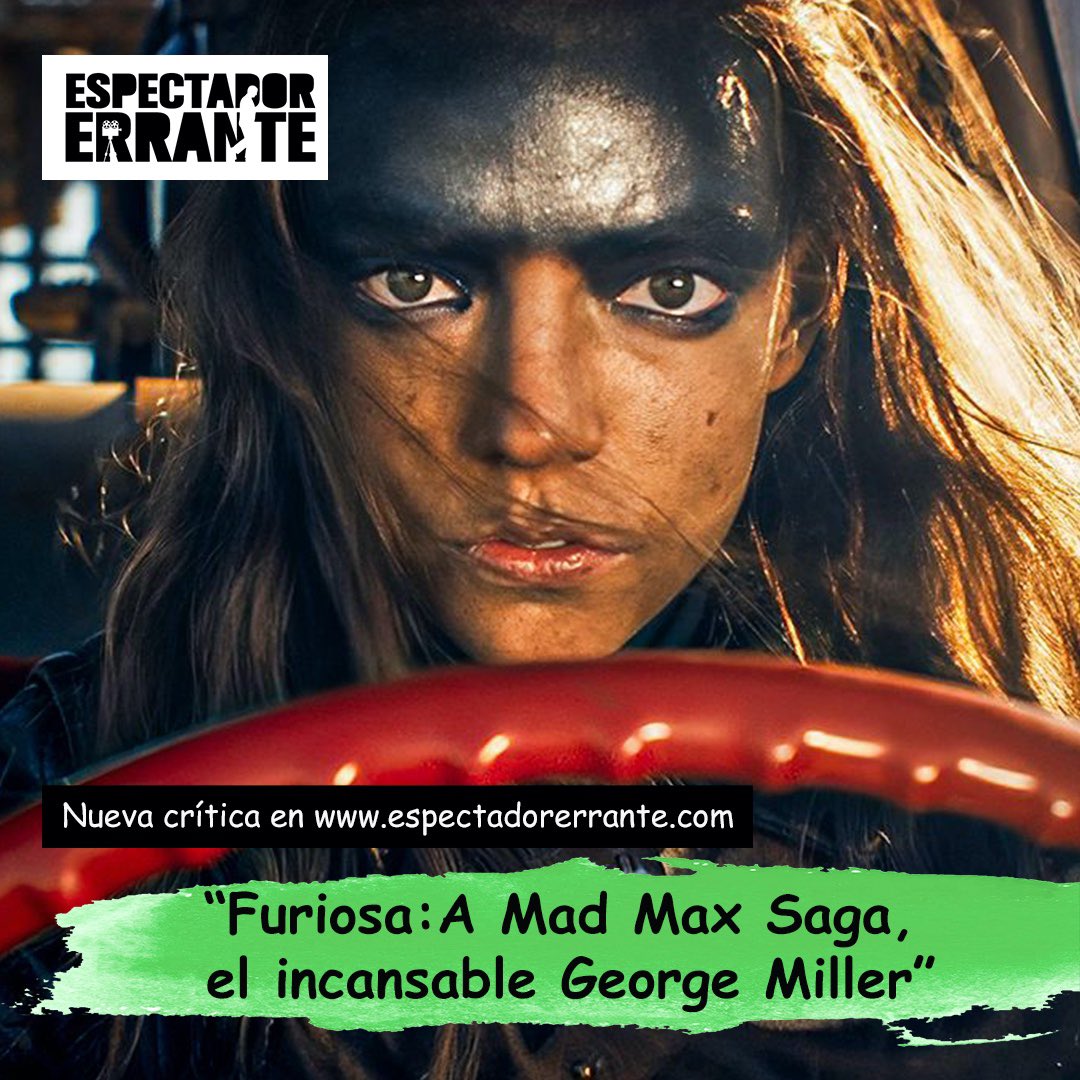 Imposible no emocionarse con una nueva entrega de la saga Mad Max. Los invito a leer “FURIOSA: A MAD MAX SAGA, EL INCANSABLE GEORGE MILLER” en el siguiente link acortar.link/Dq1Dvs