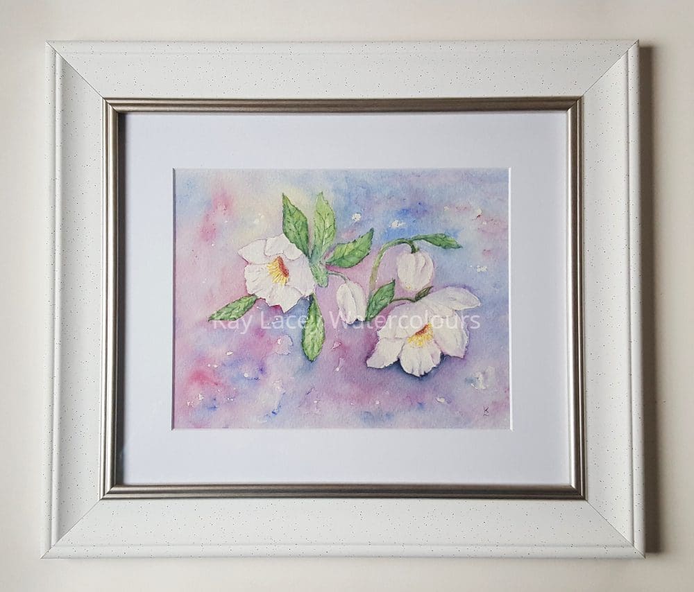 I adore this painting by @kblacey Hellebore Spring Original Watercolour Painting - beautiful! thebritishcrafthouse.co.uk/product/helleb… #earlybiz #CGArtisans #mhhsbd