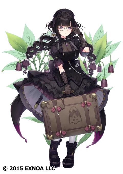 【お仕事告知】「FLOWER KNIGHT GIRL」にて、ハシリドコロのイラストを担当させていただきました!よろしくおねがいします#花騎士 #フラワーナイトガール 