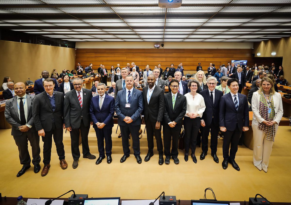 Thank you to 🇫🇷 🇮🇩 🇯🇵 🇶🇦 and 🇷🇼  for launching the Group of Friends of the #WHOAcademy during #WHA77

We appreciate your commitment to strengthening the capacity of health workers globally, ensuring universal health coverage.

Read more ▶️bit.ly/3KDxkK9