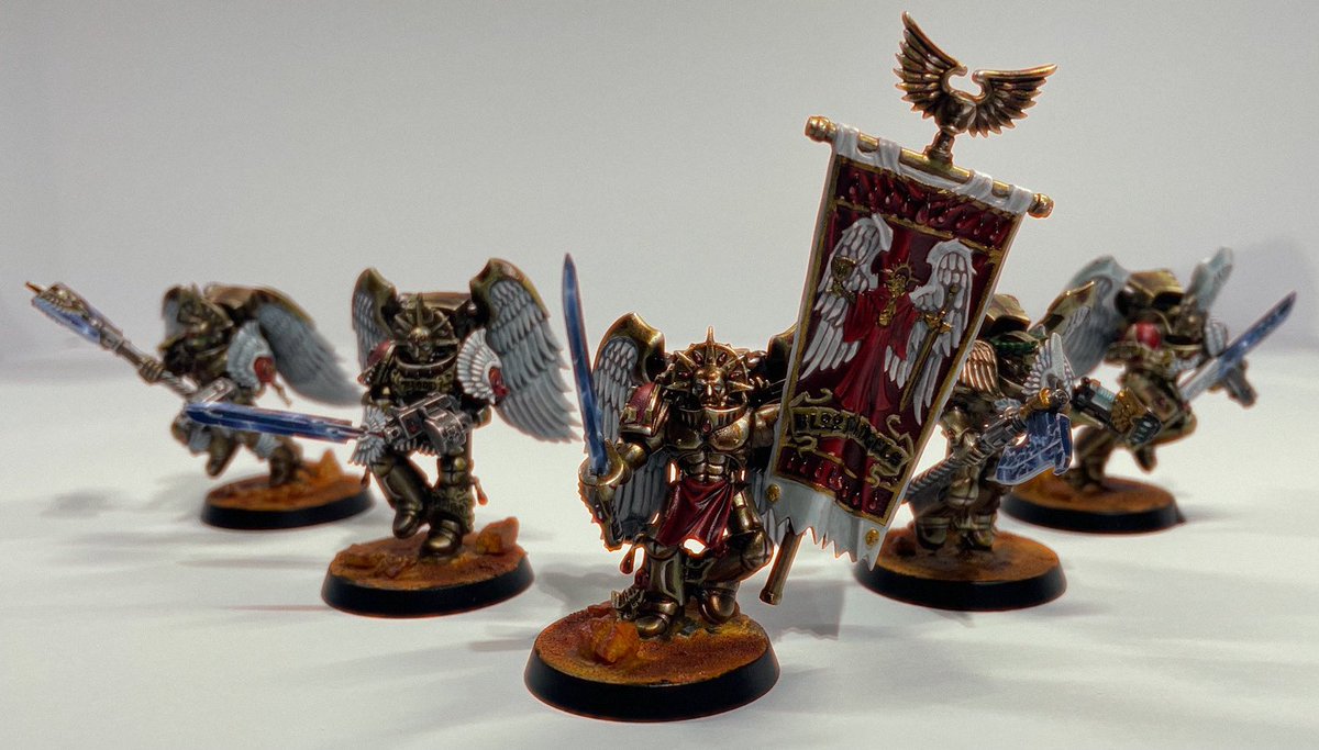“We are the heirs of Azkaellon!” #warhammer40k #newpainter #bloodangels #astartes